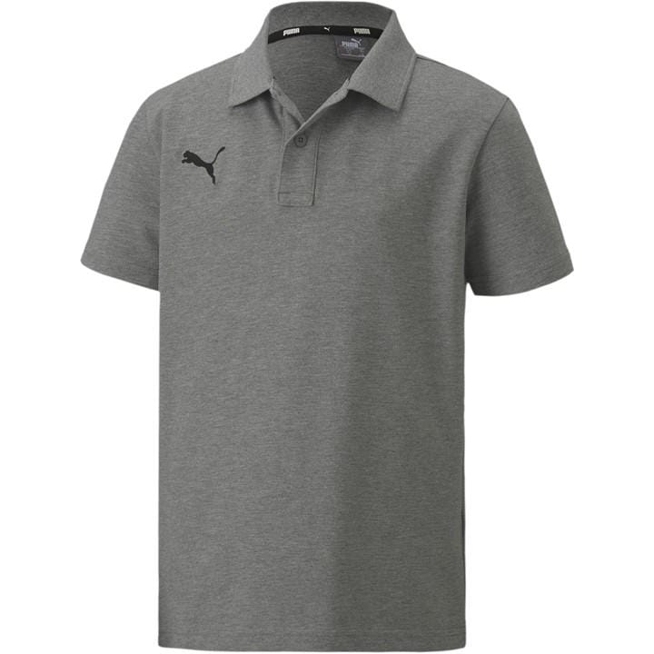 Puma Boys Grey Teamgoal 23 Short-Sleeve Polo Shirt in Size 7 - 8 Years, Sports Direct