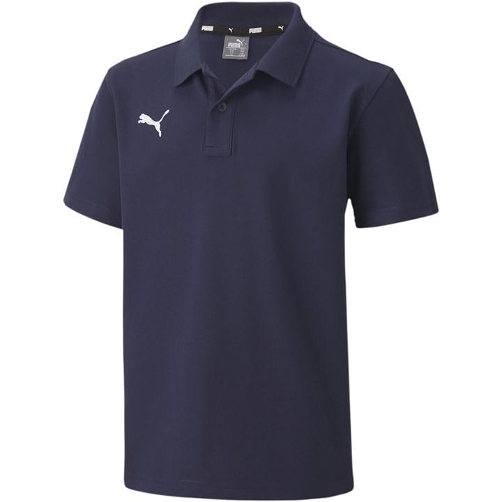 Puma Boys Blue Teamgoal 23 Short-Sleeve Polo Shirt in Size 14 Years, Sports Direct
