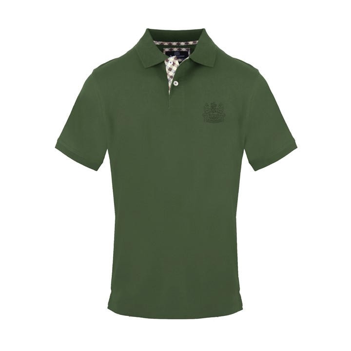 Aquascutum Men' Green Polo Short Sleeve Polo Shirt in Size S, Sports Direct
