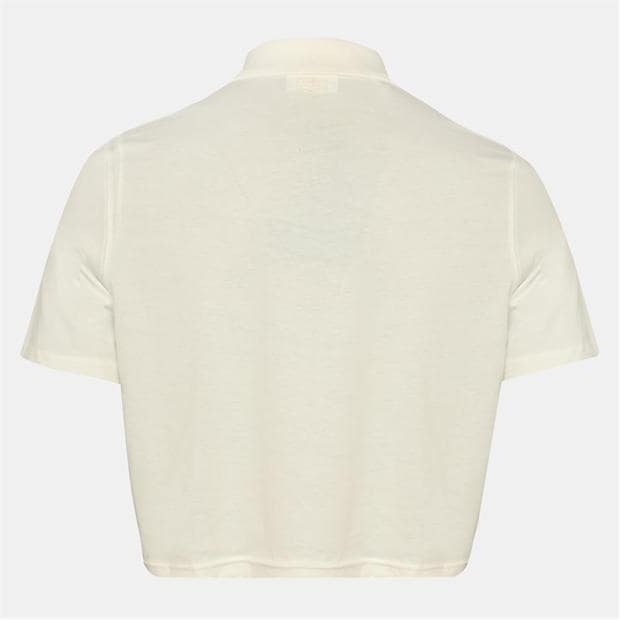 Flour - Lacoste - Women's Ribbed Collar Short Sleeve Polo Shirt
