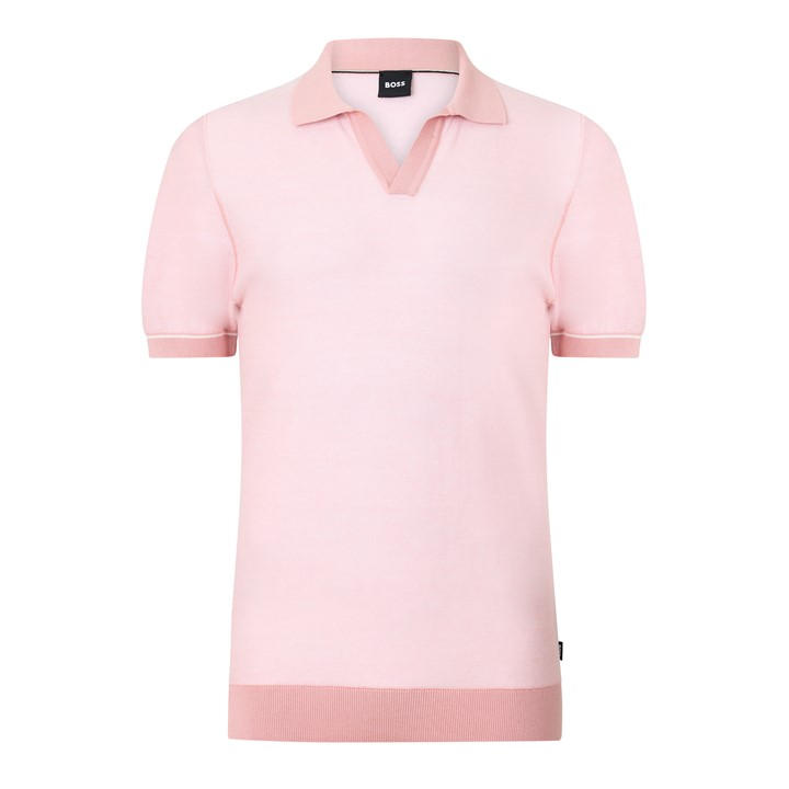 Boss Men's Pink Short Sleeve Polo Shirt in Size M, Sports Direct