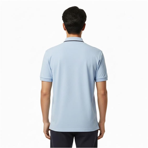 Open Blue 460 - Boss - Mens BOSS GREEN Short Sleeve Zip Polo Shirt (Philix)