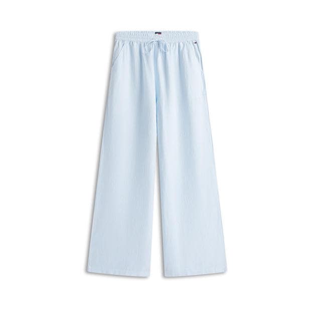 Powd Blue/Str - Tommy Jeans - Women's Straight Leg Trousers