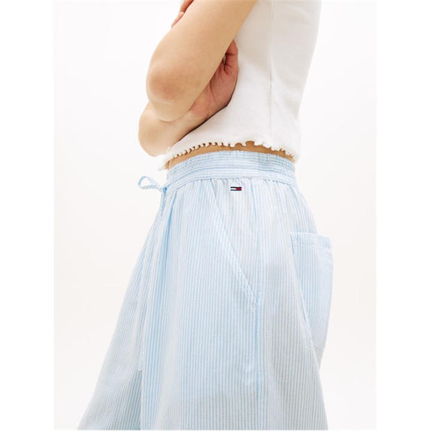 Powd Blue/Str - Tommy Jeans - Women's Straight Leg Trousers