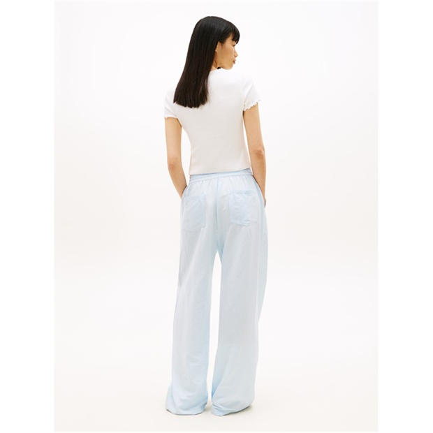 Powd Blue/Str - Tommy Jeans - Women's Straight Leg Trousers