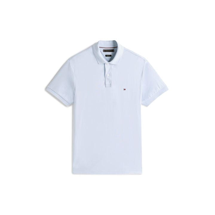 Tommy Hilfiger Men's Blue Interlock Short Sleeve Polo Shirt in Size L, Sports Direct