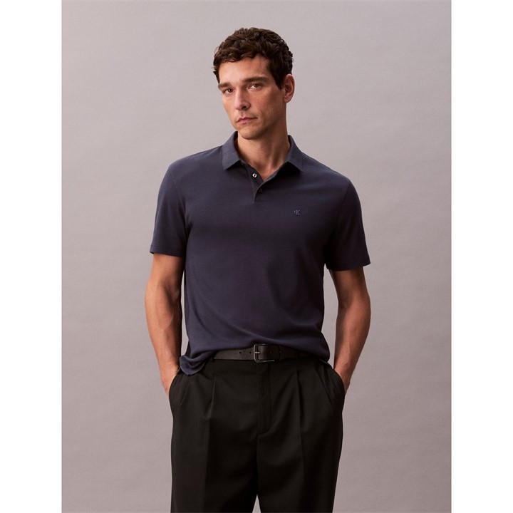 Calvin Klein Jeans Men's Black Short Sleeve Polo Shirt in Size 2XL, Sports Direct