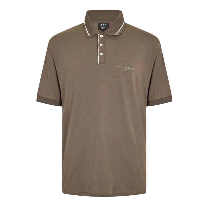 Armani Exchange Men's Green Short Sleeve Polo Shirt in Size XL, Sports Direct