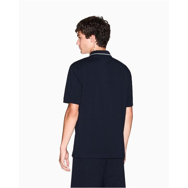 Deep Navy - Armani Exchange - Men's Short Sleeve Polo Shirt