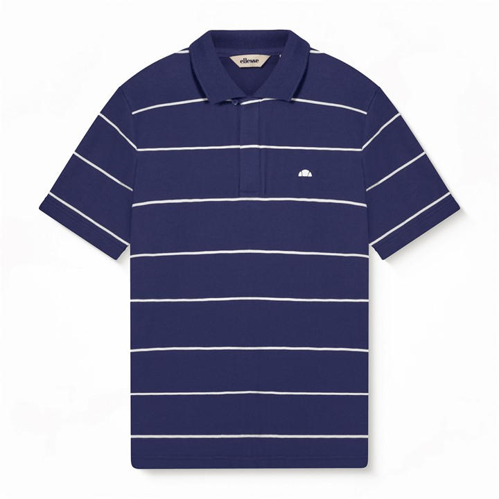 Ellesse Men' Blue Short Sleeve Polo Shirt in Size S, Sports Direct