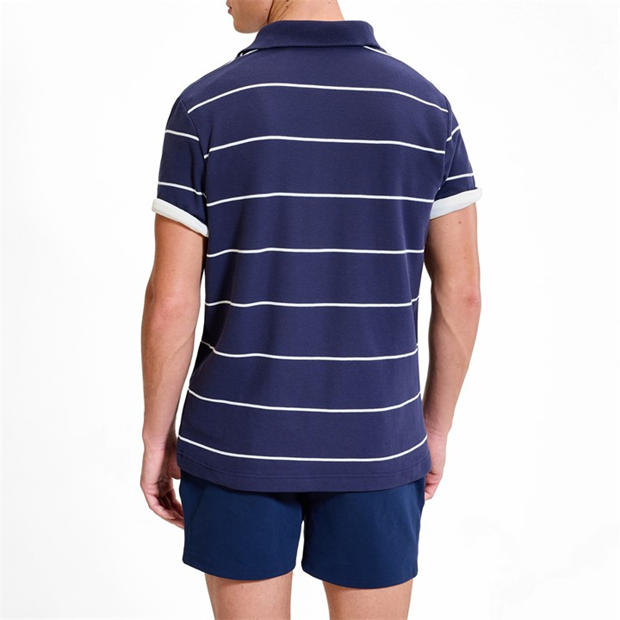 Navy - Ellesse - Men's Short Sleeve Polo Shirt