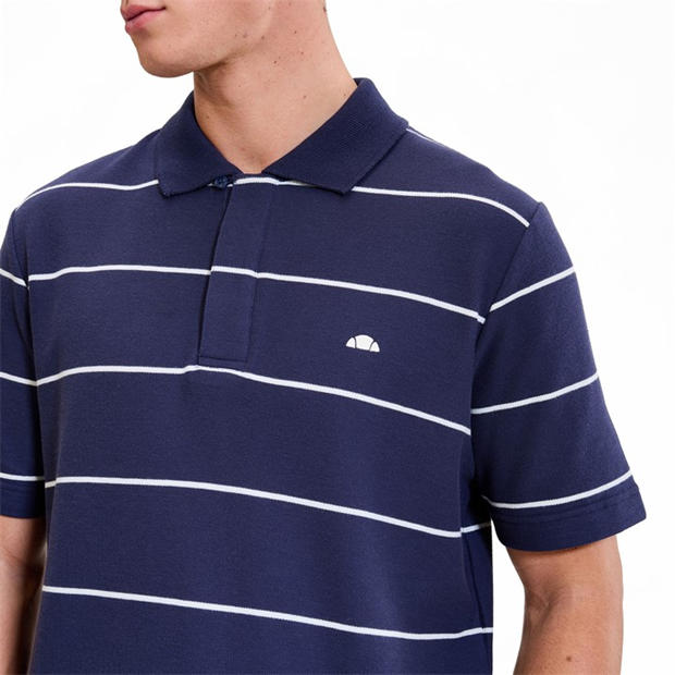 Navy - Ellesse - Men's Short Sleeve Polo Shirt