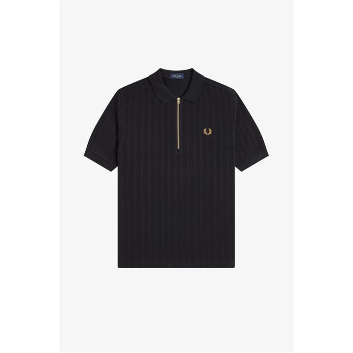 Fred Perry Men's Black Short Sleeve Polo Shirt in Size L, Sports Direct