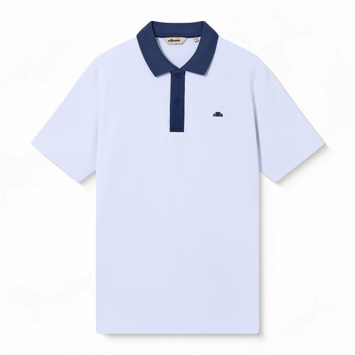 Ellesse Men's White Short Sleeve Polo Shirt in Size 2XL, Sports Direct