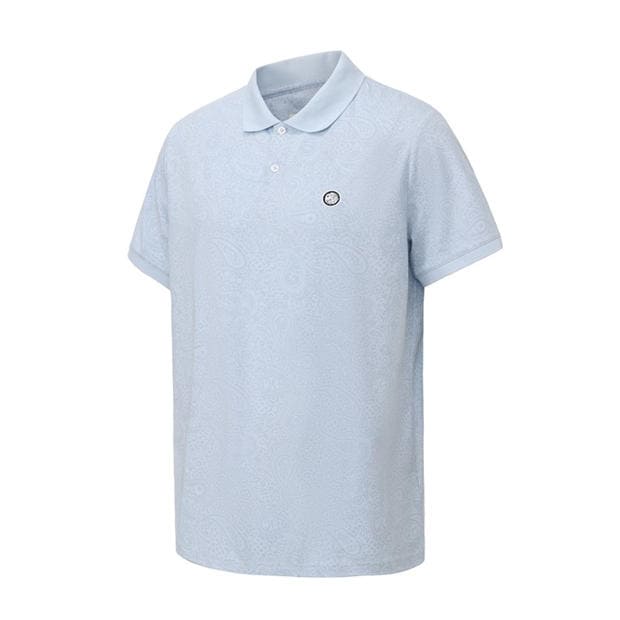 Navy - Pretty Green - AOP Polo Mens