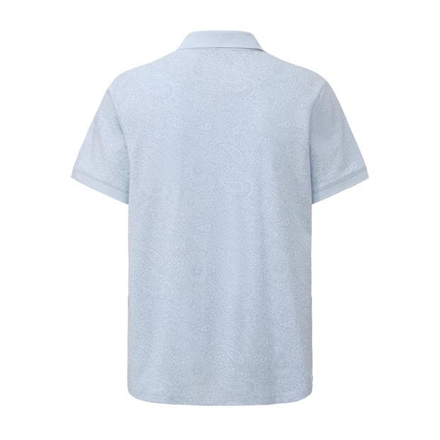 Navy - Pretty Green - AOP Polo Mens
