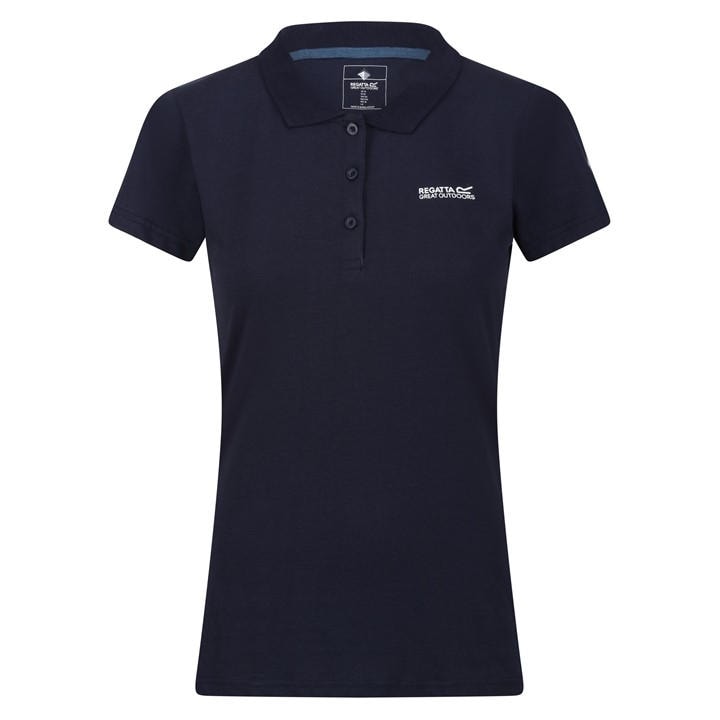 Regatta Women's Blue Sinto Polo Shirt in Size 12, Sports Direct