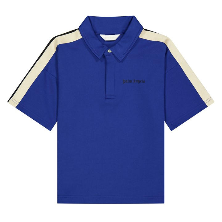 Palm Angels Boys Blue Palm Logo Polo Jn61 in Size 14 - 16 Years, Sports Direct