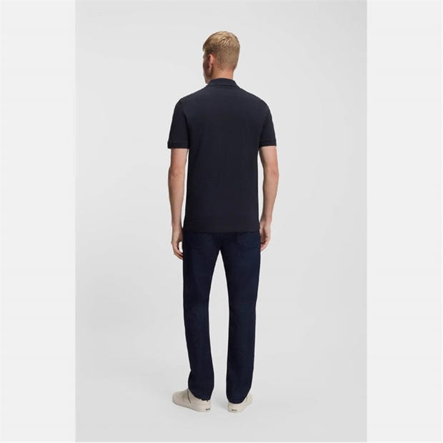 Dark Blue - Boss - Men's Passenger Short Sleeve Polo Shirt