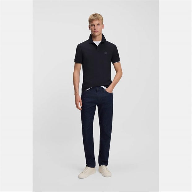 Dark Blue - Boss - Men's Passenger Short Sleeve Polo Shirt