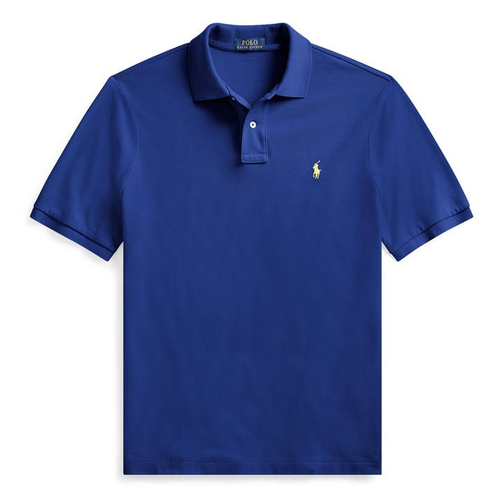 Polo Ralph Lauren Men's Blue Custom Slim Short Sleeve Shirt in Size 2XL, Sports Direct