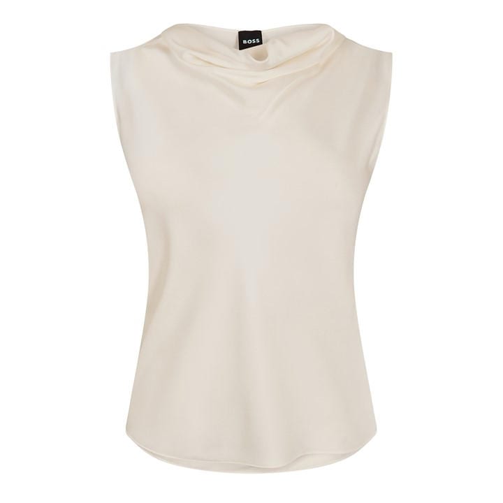 Boss Women's White Belidina Long Sleeve Blouse in Size 16, Sports Direct