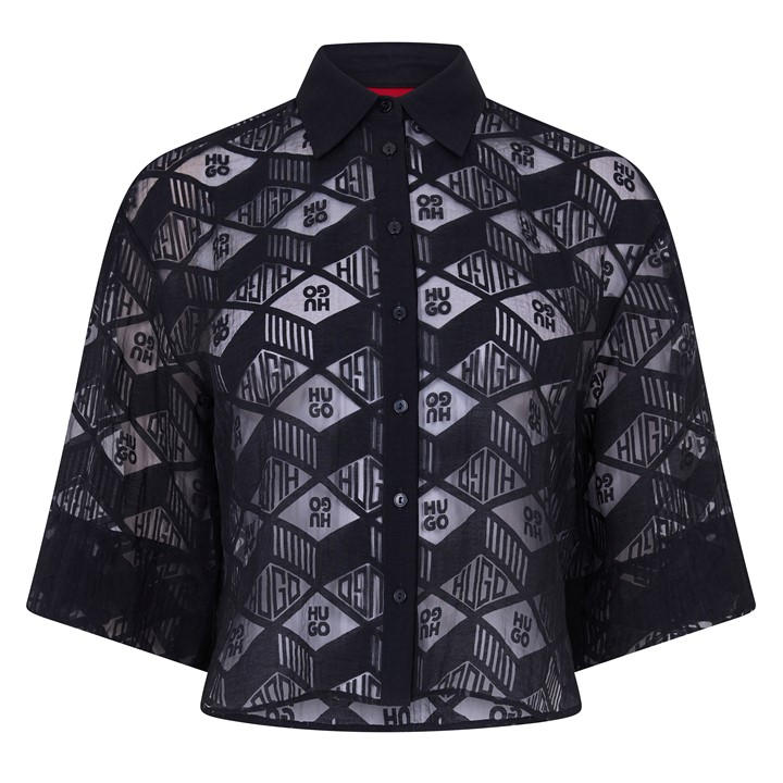 Hugo Women's  Ephraima 10270586 01 Blouse in Size 16, Sports Direct