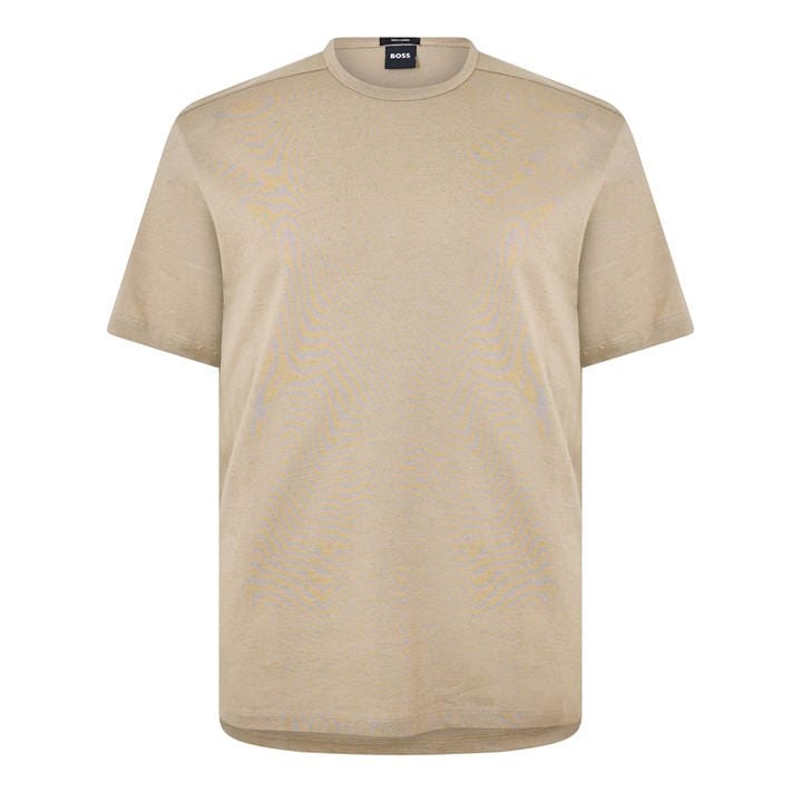Boss Men's Beige P Tiburt Short Sleeve T-Shirt in Size 2XL, Sports Direct