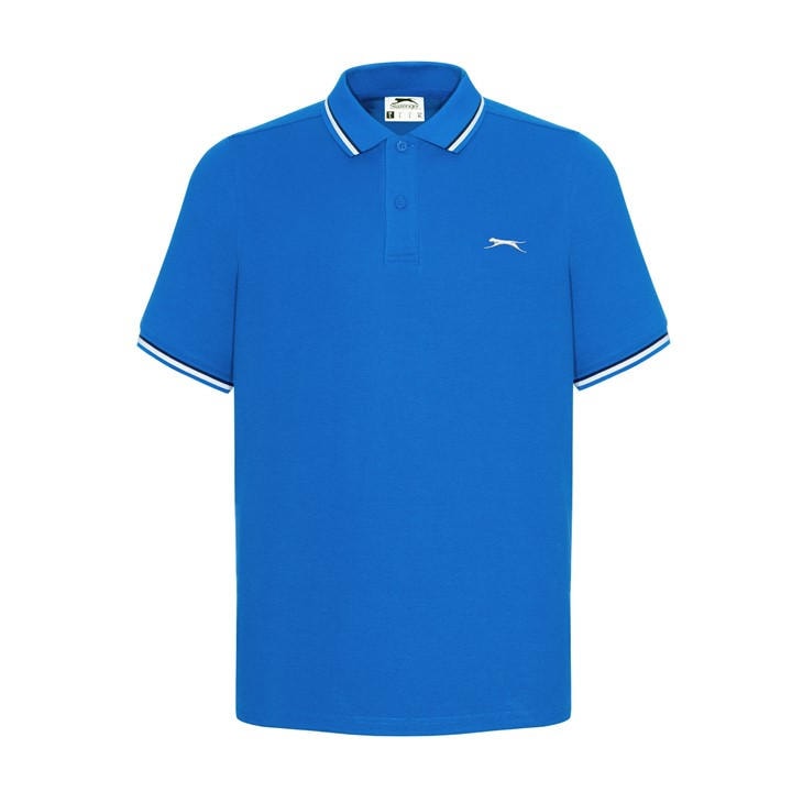 Slazenger Men's Blue Tipped Polo Shirt in Size 2XL, Sports Direct