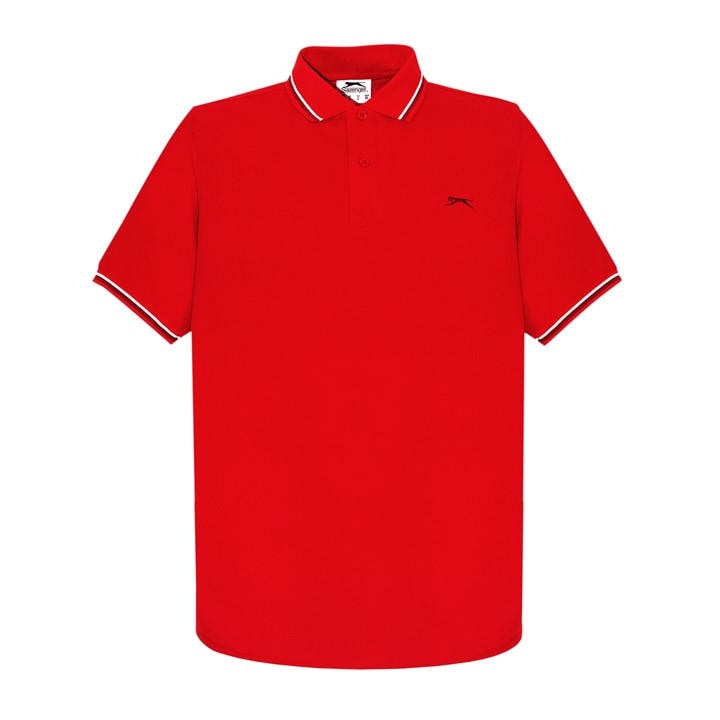 Slazenger Men's Red Tipped Polo Shirt in Size 2XL, Sports Direct