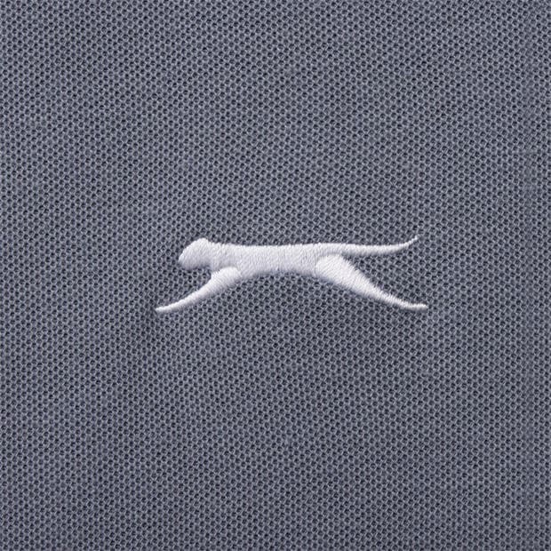 Slate Grey - Slazenger - Tipped Polo Shirt Mens