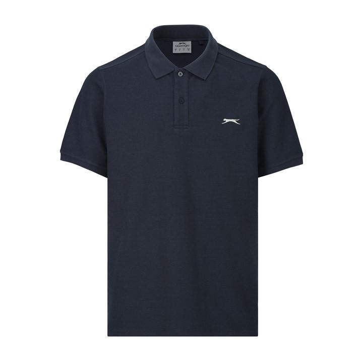 Slazenger Men's Blue Plain Polo Shirt in Size 2XL, Sports Direct