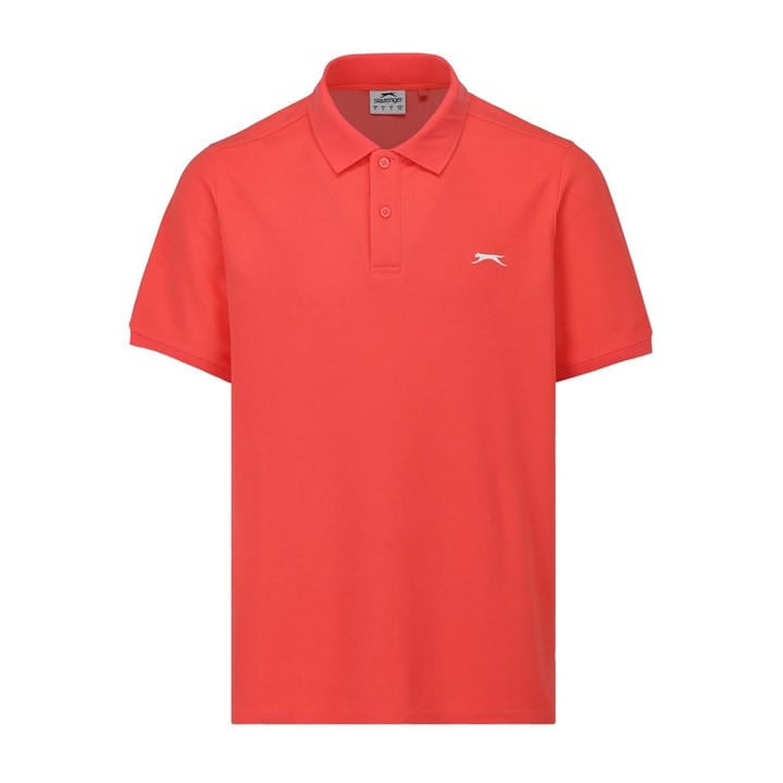 Slazenger Men's Pink Plain Polo Shirt in Size L, Sports Direct