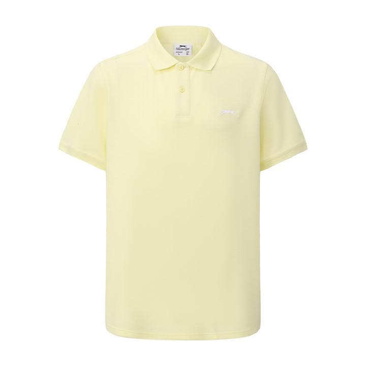 Slazenger Men' Yellow Plain Polo Shirt in Size S, Sports Direct
