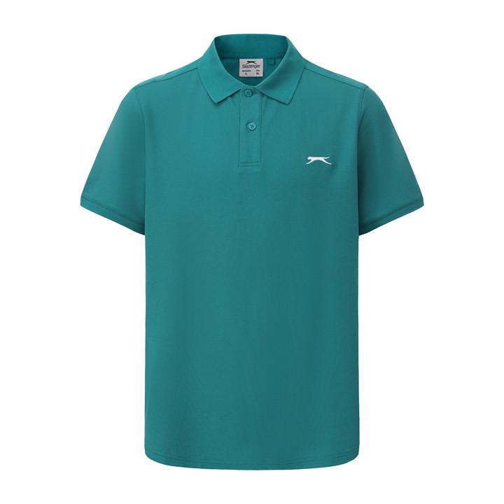 Slazenger Men's Blue Plain Polo Shirt in Size 2XL, Sports Direct