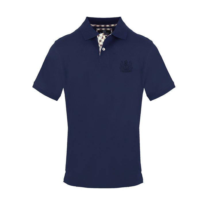 Aquascutum Men's Polo Short Sleeve Polo Shirt Blue Small - Image 2