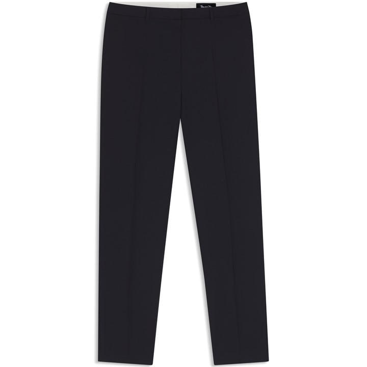 Boss Women's Blue Tilunah Straight Leg Trousers in Size 18, Sports Direct