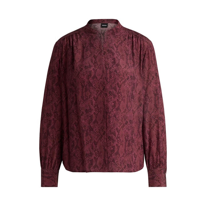 Boss Women's  Banora18 Long Sleeve Long Blouse in Size 6, Sports Direct