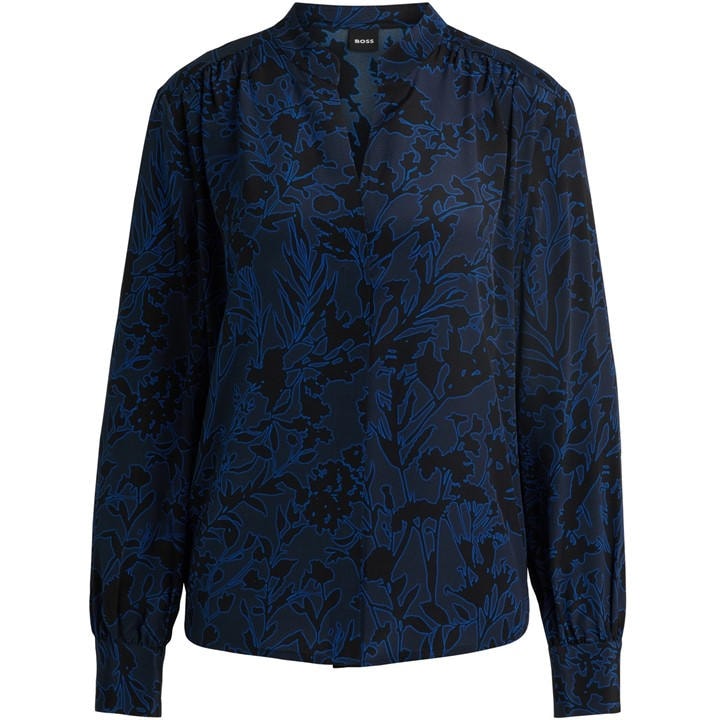 Boss Women's  Banora18 Long Sleeve Long Blouse in Size 6, Sports Direct