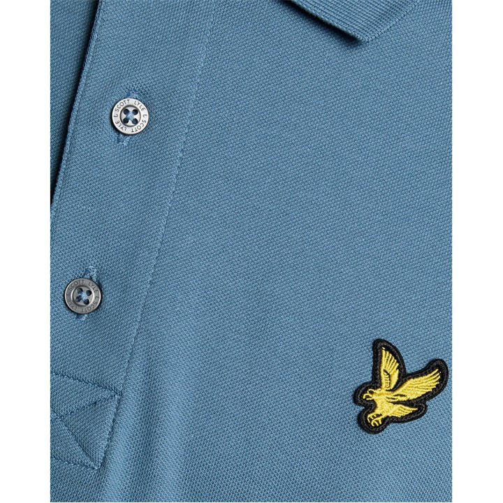Lyle And Scott Men's Blue Basic Short Sleeve Polo Shirt in Size XL, Sports Direct