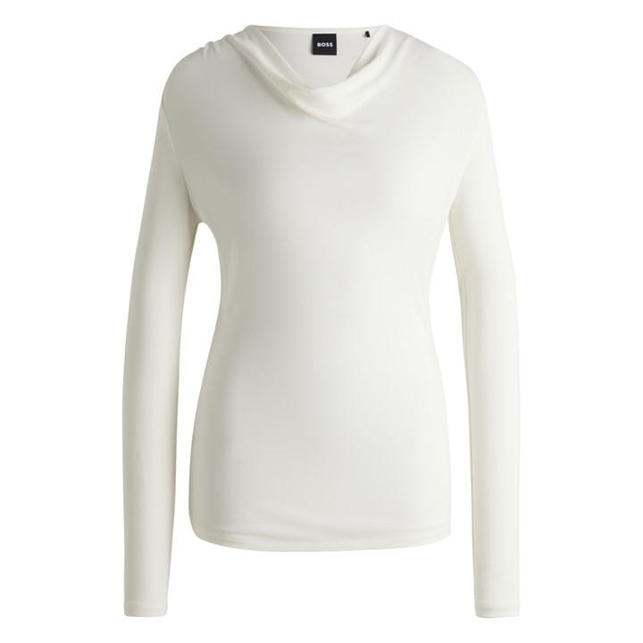 Boss Women's White Eseyana Short Sleeve Polo Shirt in Size 10, Sports Direct