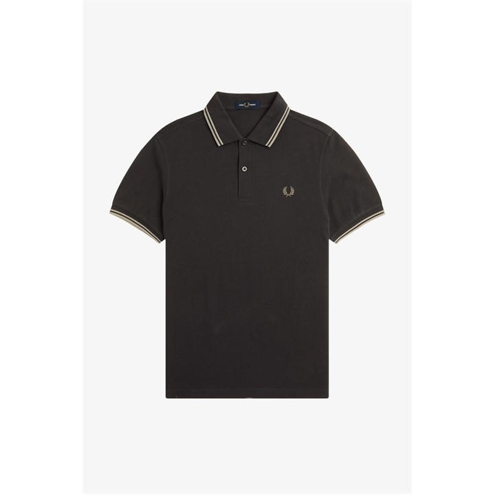 Fred Perry Men's Grey Short Sleeve Twin Tipped Polo Shirt in Size 2XL, Sports Direct