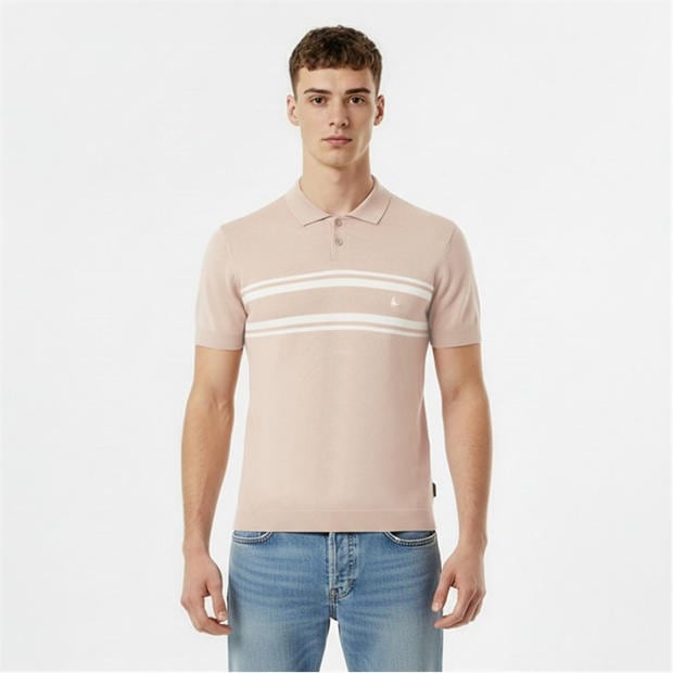 Beige - Jack Wills - Men's Short Sleeve Polo Shirt