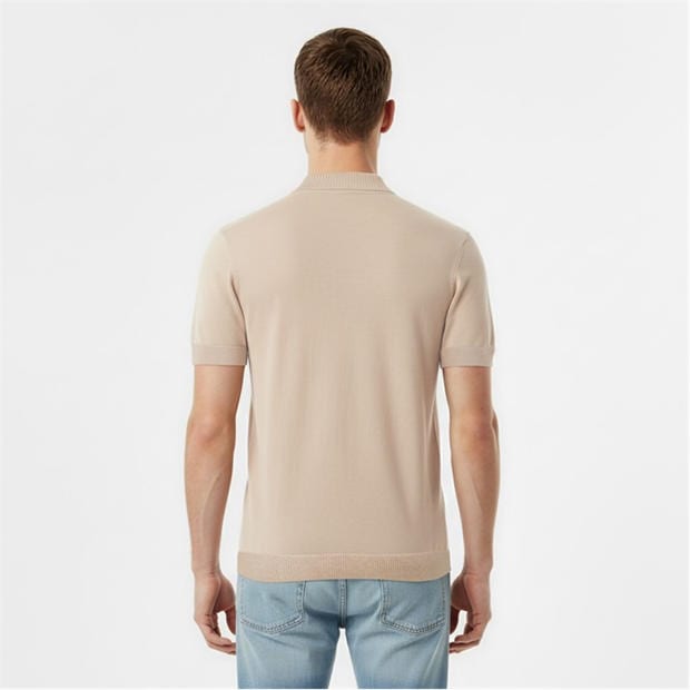 Beige - Jack Wills - Men's Short Sleeve Polo Shirt