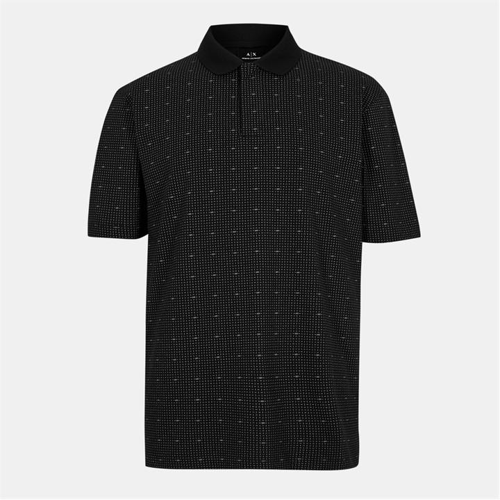 Armani Exchange Men's Black Short Sleeve Polo Shirt in Size XL, Sports Direct