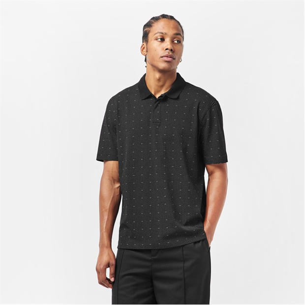 Black - Armani Exchange - Men's Short Sleeve Polo Shirt