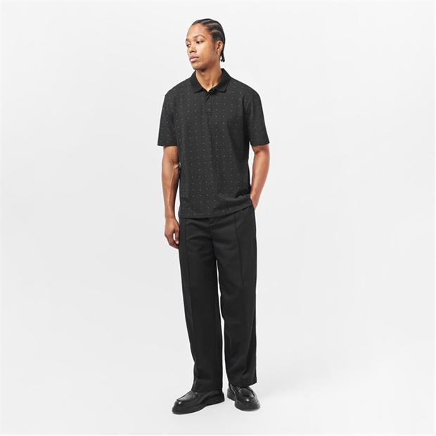 Black - Armani Exchange - Men's Short Sleeve Polo Shirt