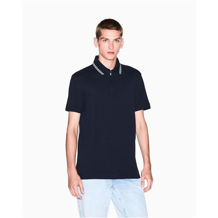 Armani Exchange Men's Blue Short Sleeve Polo Shirt in Size 2XL, Sports Direct