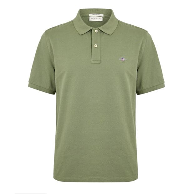 Herb Green 379 - Gant - Shield Pique Polo Shirt