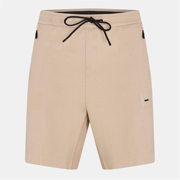 Boss Men' Beige Headlo Rib Short Sleeve Polo Shirt in Size S, Sports Direct